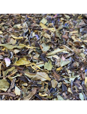 Image de Vanilla-Flower-Petals-Safran Organic Tea - Ardennes White Tea 30 grams - Saffron depuis Buy the products Le Safran - L'or des Ardennes at the herbalist's shop Louis