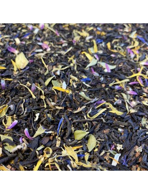 Image de Jasmine Raspberry Poppy Saffron Tea - Green and black Ardennes teas 30 grams - Le Safran depuis Black tea in all its flavours