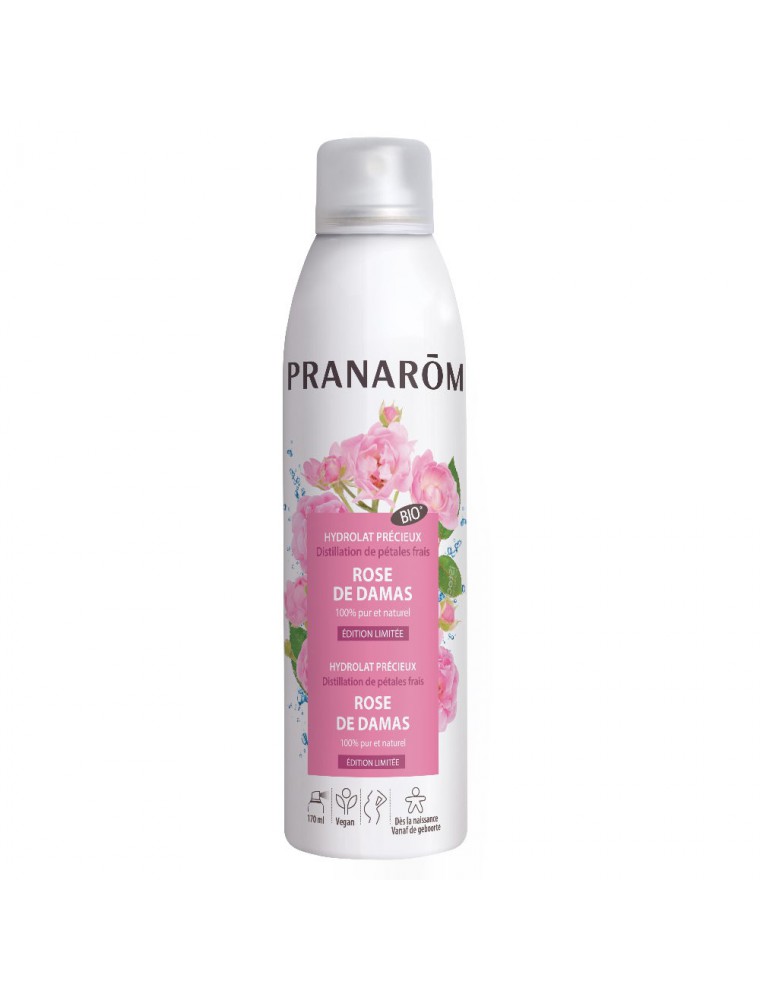 Rose de Damas Bio - Hydrolat de Rosa damascena 170 ml - Pranarôm Rose de Damas Bio - Hydrolat de Rosa damascena 170 ml - Pranarôm