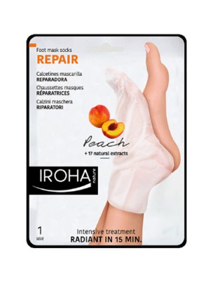 Image de Sock Mask - Repair 1 treatment - Iroha Nature depuis Buy the products Iroha Nature at the herbalist's shop Louis