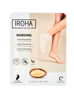 Image de Foot Mask - Nourishing 1 treatment - Iroha Nature depuis Buy the products Iroha Nature at the herbalist's shop Louis