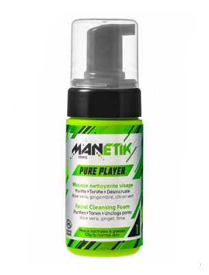 Image de Pure Player Bio - Mousse nettoyante 100 ml - Manetik via Gel Nettoyant Purifiant Bio - Manetik