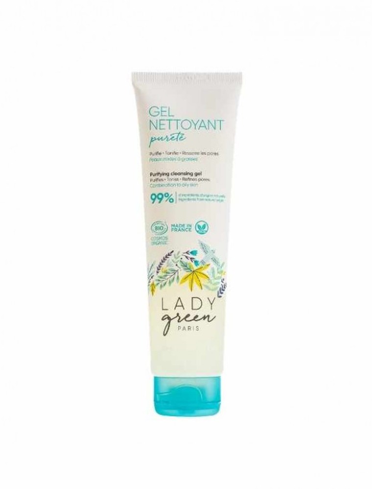 Image principale de la modale pour Gel Nettoyant Pureté Bio - Soin du Visage 150 ml - Lady Green