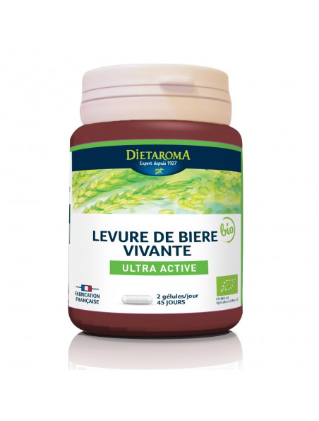 Image principale de Levure de Bière vivante Bio - Digestion et Transit 90 comprimés - Dietaroma