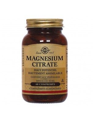 Image de Magnesium Citrate - Stress and Fatigue 60 capsules - Solgar via Gentle Iron 25 mg - Iron Maintenance 90 capsules