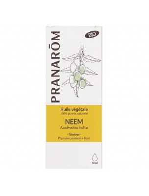 Image de Neem Bio - Huile végétale d'Azadirachta indica 50 ml - Pranarôm depuis Achetez les produits Pranarôm à l'herboristerie Louis (5)