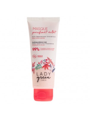 Image de Masque Purifiant Eclat Bio - Soin du Visage 75 ml - Lady Green depuis Résultats de recherche pour "4 fruits rouges"