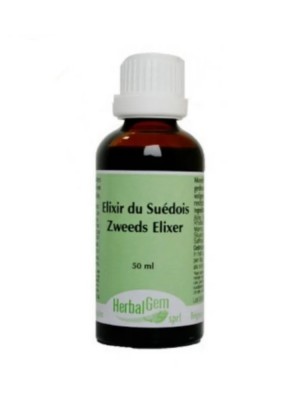 Image de Elixir du Suédois - Dépuratif et Vitalité 50 ml - Herbalgem via Acheter Chardon-Marie Bio - Détox du foie 120 gélules -