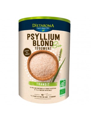 Image de Psyllium Blond Bio - Digestion et Transit 500 g - Dietaroma via Dietaroma Microbiotiques 50 + Philaromal - Ferments lactiques 30 gélules