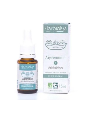 Image de Agrimony Aigremoine n°1 - Paix intérieur et Objectivité Bio aux fleurs de Bach 15 ml - Herbiolys depuis Fleurs de Bach naturelles pour votre bien-être | Boutique en ligne