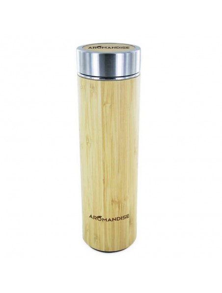 Gourde Infuseur en Bambou 450 ml - Aromandise Gourde Infuseur en Bambou 450 ml - Aromandise