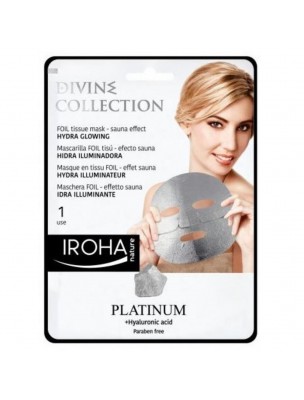 Image de Masque Visage en Tissu Foil - Hydra Illuminateur 1 soin - Iroha Nature depuis Achetez les produits Iroha Nature à l'herboristerie Louis