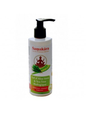 Image de Kumari (Aloe Vera) and Tea Tree - Ayurvedic Gel 250 ml - (French) Samskara depuis Aloe vera juice and gel