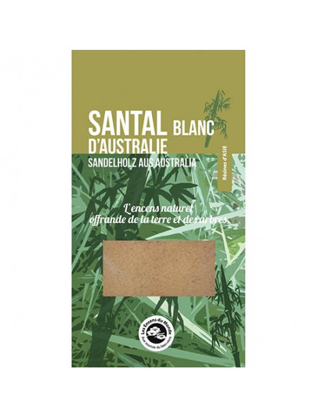 Image principale de Santal blanc d'Australie - Résine aromatique 25 g - Les Encens du Monde