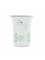 Image de Diffuseur Porcelaine Jasmin - Diffuseur pour Résines et Huiles essentielles - Les Encens du Monde depuis Porte encens et diffuseurs - Retrouvez nos produits de phytothérapie et herboristerie