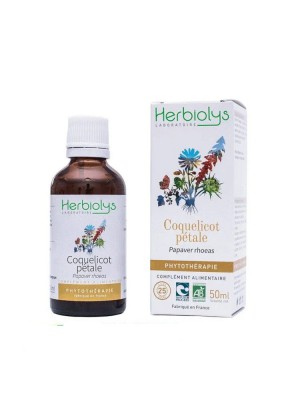 Image de Coquelicot pétale Bio - Teinture-mère 50 ml - Herbiolys depuis Achetez des teintures mères unitaires pour votre bien-être | Phyto&Herba (3)