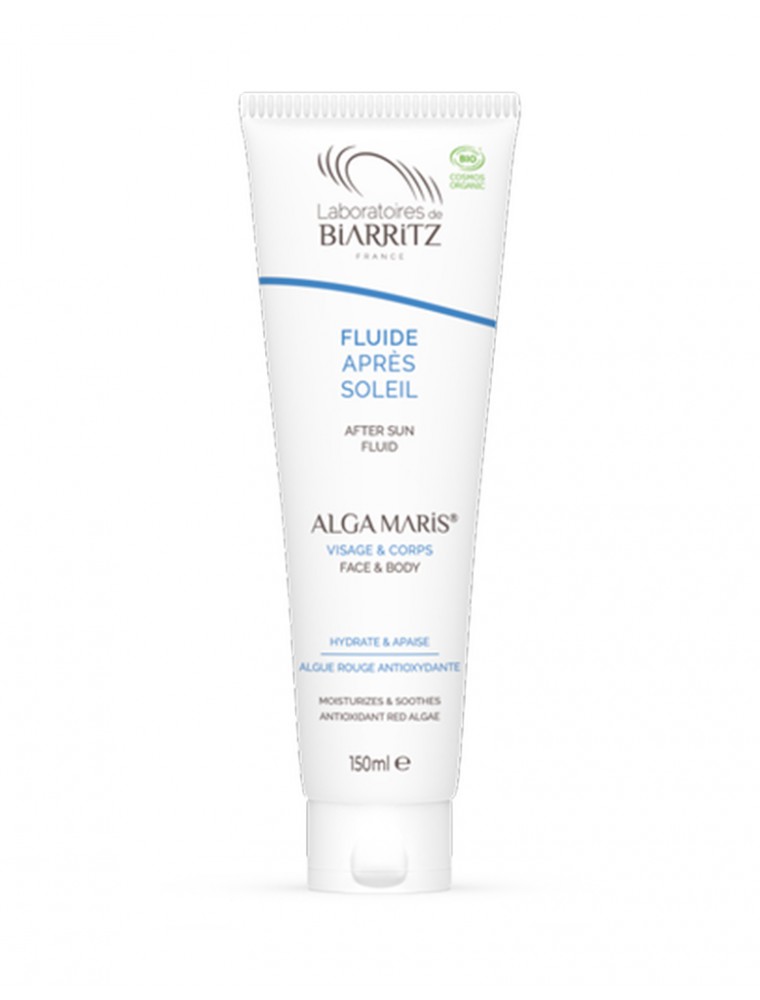 Fluide Après-Soleil Bio - Soin Visage et Corps 150 ml - Les Laboratoires de Biarritz Fluide Après-Soleil Bio - Soin Visage et Corps 150 ml - Les Laboratoires de Biarritz