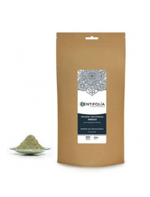 Image de Indigo - Coloration Naturelle 250 g - Centifolia via Acheter Brou de Noix - Ecorce de Fruit en poudre 100 g - Juglans