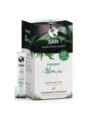 Image de Ferment Slim Plus - Flore intestinale 20 sachets - San depuis Commandez les produits San à l'herboristerie Louis
