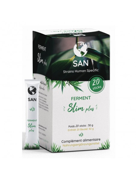 Ferment Slim Plus - Flore intestinale 20 sachets - San Ferment Slim Plus - Flore intestinale 20 sachets - San