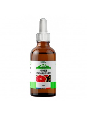 Image de Extrait de Pépins de Pamplemousse Bio - Défenses naturelles des Chiens et Chats 30 ml - Floralpina depuis Commandez les produits Floralpina à l'herboristerie Louis