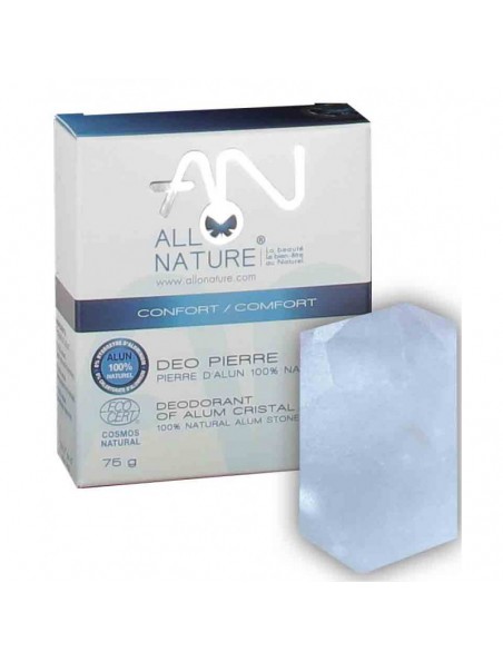 Pierre d'Alun Bio - Déodorant naturel 75g - Allo Nature Pierre d'Alun Bio - Déodorant naturel 75g - Allo Nature