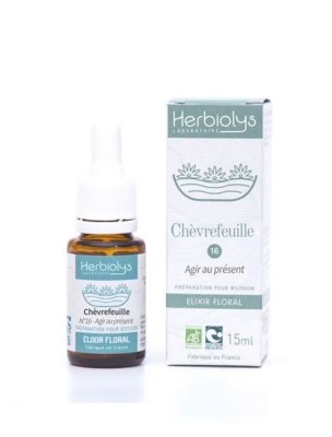 Image de Honeysuckle Chèvrefeuille n°16 - Positivité Bio aux fleurs de Bach 15 ml - Herbiolys depuis Achetez les produits Herbiolys à l'herboristerie Louis (4)