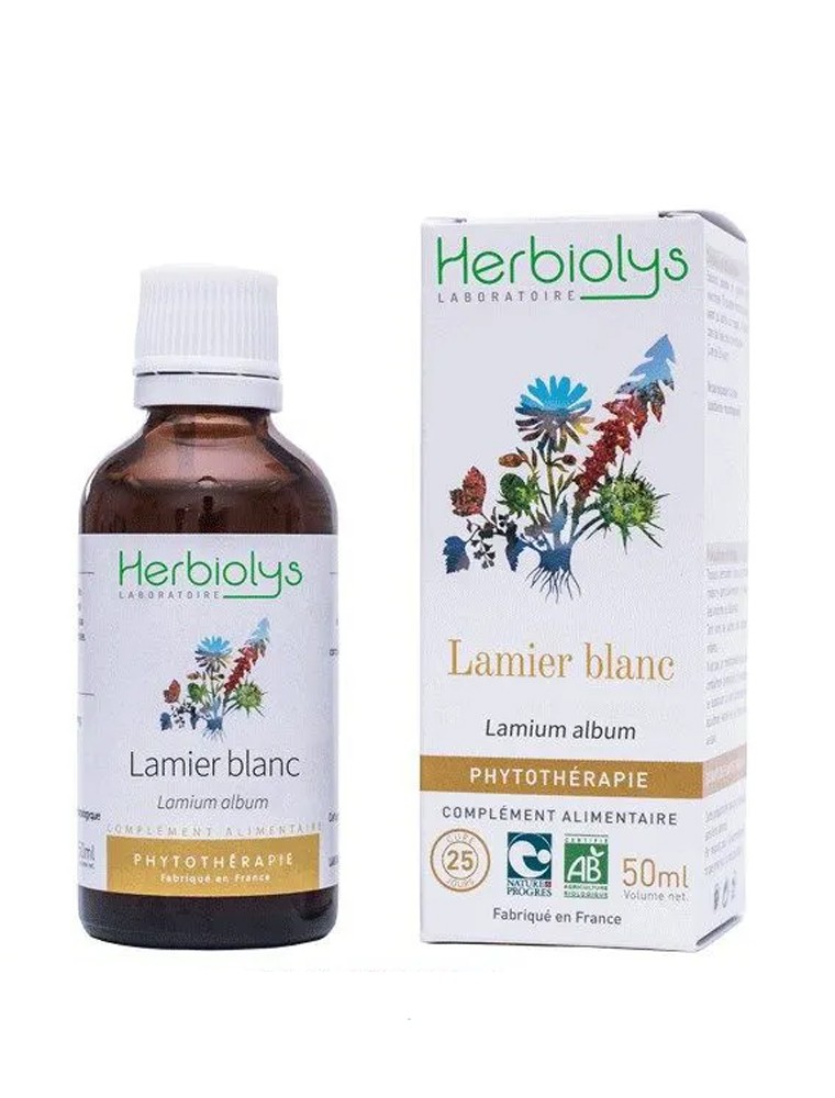 Lamier blanc (Ortie blanche) Bio - Voies respiratoires Teinture-mère 50 ml - Herbiolys