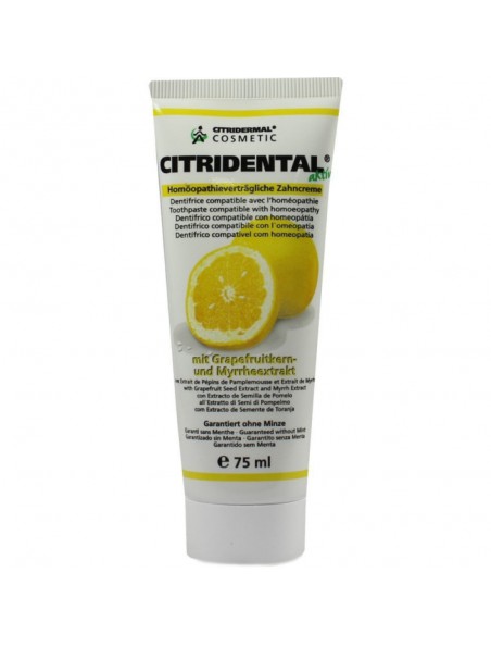 Citridental - Dentifrice Crème 75ml - Citridermal