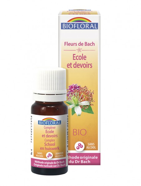 Image principale de Complexe Ecole et Devoirs C34 Bio - Fleurs de Bach Granules 10 ml - Biofloral