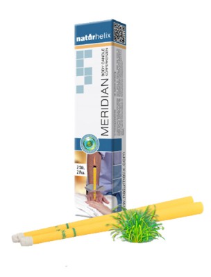 Image de Body Candles - Lemongrass 2 pieces - Naturhelix depuis Natural room and body candles