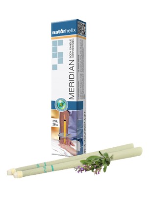 Image de Body Candles - Muscat Sage 2 pieces - Naturhelix depuis Natural room and body candles