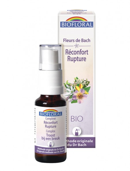 Réconfort Rupture C21 - Spray Complexe Bio aux Fleurs de Bach 20 ml - Biofloral Réconfort Rupture C21 - Spray Complexe Bio aux Fleurs de Bach 20 ml - Biofloral