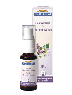 Image de Communication N°5 - Organic Complex Spray with Flowers of Bach 20 ml - Biofloral depuis Buy the products Biofloral at the herbalist's shop Louis