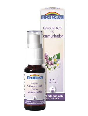 Image de Communication N°5 - Spray Complexe Bio aux Fleurs de Bach 20 ml - Biofloral depuis Les fleurs de Bach en spray avec vous à tout moment