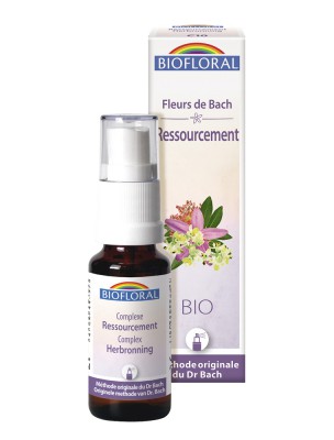 Image de Ressourcement N°10 - Spray Complexe Bio aux Fleurs de Bach 20 ml - Biofloral depuis Les fleurs de Bach en spray avec vous à tout moment