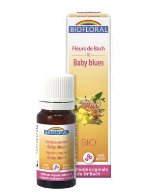 Image de Baby blues complex C17 Organic - Flowers of Bach Granules 10 ml - Biofloral depuis Rescue de Bacha mixture of five solutions in case of emergency