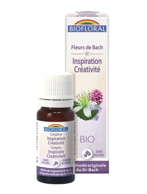 Image de Complexe Inspiration Créativité N°12 Bio - Granules Fleurs de Bach 10 ml - Biofloral depuis Achetez les produits Biofloral à l'herboristerie Louis