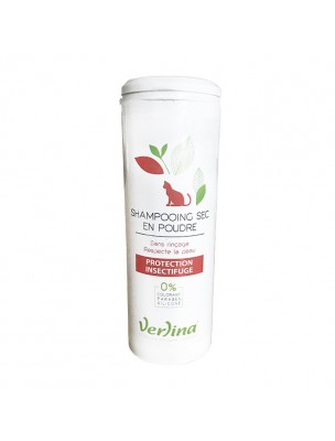 Image de Shampooing Sec Protection Insectifuge - Chats 150 ml - Verlina depuis Commandez les produits Verlina à l'herboristerie Louis