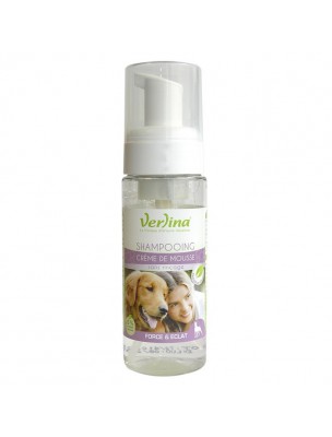 Image de Cream of Mousse Shampoo Strength and Radiance - Dogs 150 ml Verlina depuis Tone and beautify your pet's coat