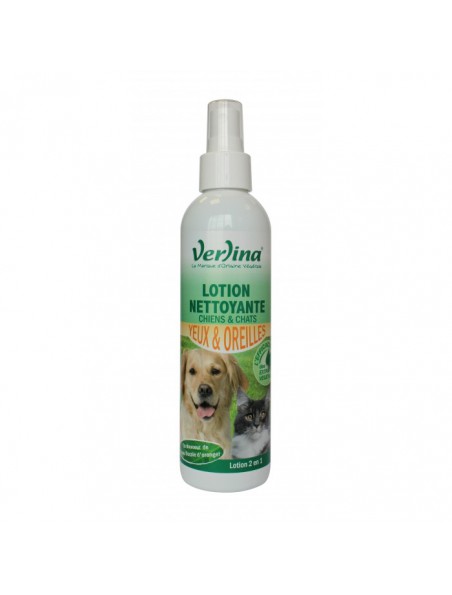 Image principale de Lotion Nettoyante Yeux et Oreilles - Chiens et Chats 250 ml - Verlina