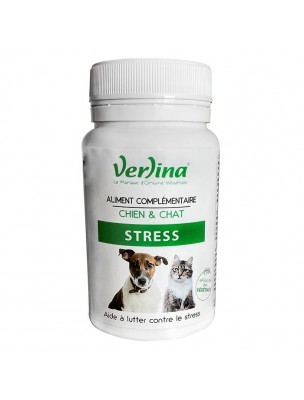 Image de Stress - Relaxation des Chiens et des Chats 60 comprimés - Verlina depuis Compléments alimentaires naturels : stress et transport de votre animal
