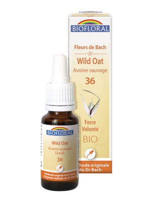 Image de Wild oat n°36 - Force et Volonté Bio aux Fleurs de Bach 20 ml - Biofloral depuis 38 Fleurs de Bach unitaires - Commandez en ligne ! (4)