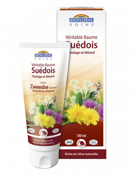 Baume du Suédois Bio - Douleurs articulaires et musculaires 100 ml - Biofloral Baume du Suédois Bio - Douleurs articulaires et musculaires 100 ml - Biofloral