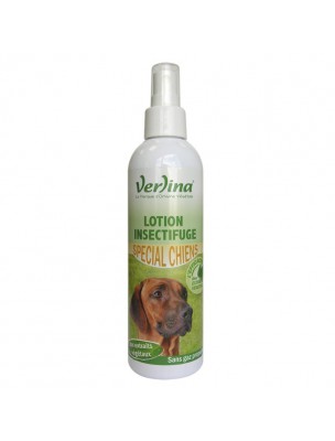 Image de Lotion Insectifuge Chiens - Parasites externes 250 ml - Verlina via Shampooing Poils Courts - Chiens 250 ml - Verlina