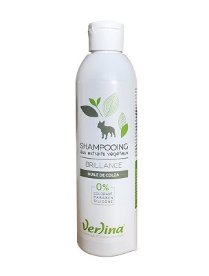 Image de Shampooing Brillance - Chiens 250 ml - Verlina depuis Soins naturels pour la peau et le pelage des animaux