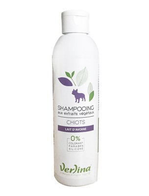 Image de Shampooing Spécial Chiots - Chiens 250 ml - Verlina via Os à mâcher Pink Chicken pour chiots | Nylabone