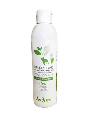 Image de Shampooing Poils Courts - Chiens 250 ml - Verlina depuis Soins naturels pour la peau et le pelage des animaux