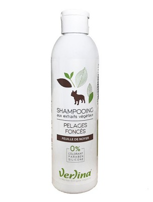 Image de Dark Coat Shampoo for Dogs 250 ml - Verlina depuis Tone and beautify your pet's coat