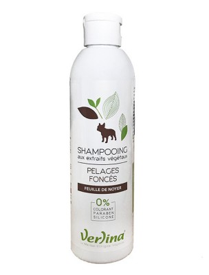 Image de Shampooing Pelages Foncés - Chiens 250 ml - Verlina depuis Produits naturels pour animaux – Phytothérapie et herboristerie (7)